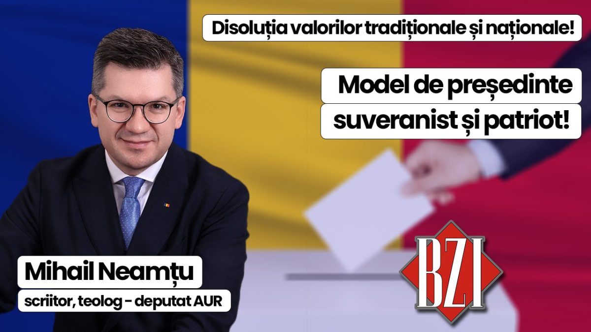 Ediție specială BZI LIVE alături de Mihail Neamțu, deputat AUR! De la patriotism și suveranism, disoluția valorilor tradiționale și avalanșa woke, LGBTQ, neomarxism și progresism