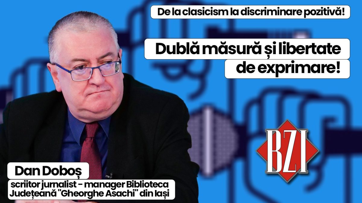 Dialog special, consistent despre provocări și realități incitante contemporane BZI LIVE alături de Dan Doboș, scriitor, jurnalist; manager Biblioteca Județeană „Gheorghe Asachi” din Iași