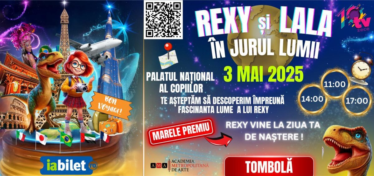 Sute de bilete gratuite pentru copiii cu autism: Rexy și Lala, eroii scenei și ai inimilor
