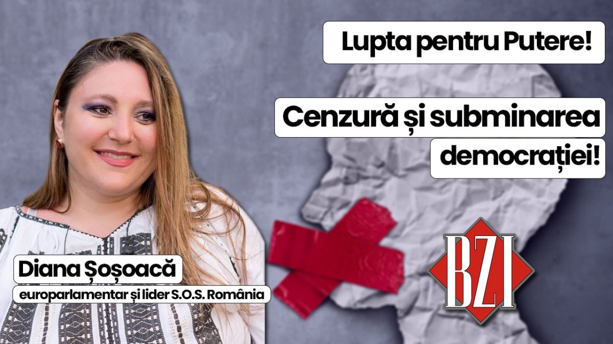 Top talk-show exclusiv săptămânal BZI LIVE alături de liderul S.O.S. România și europarlamentarul român Diana Șoșoacă! De la Alegerile Prezidențiale, criza politică și guvernamentală la anularea democrației