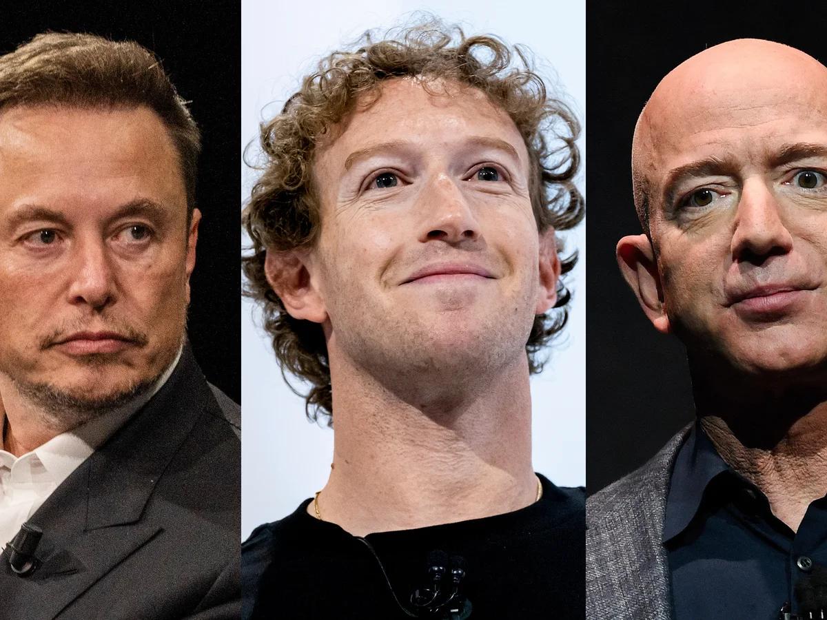Zuckerberg, Bezos și Musk pierd miliarde într-o singură zi. Cine mai urmează