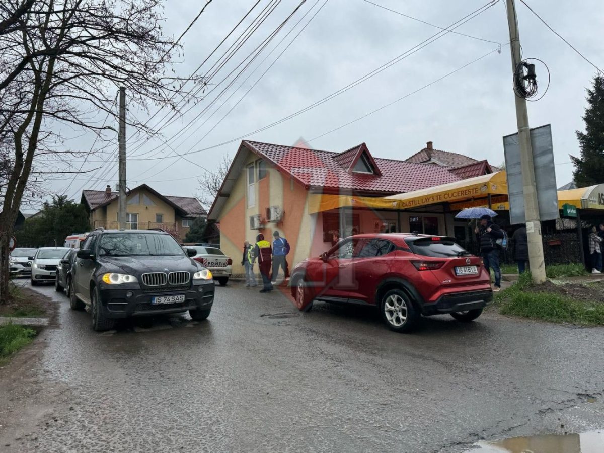 Accident rutier în Lunca Cetățuii! Un copil de 11 ani a fost lovit în urma coliziunii a două autoturisme