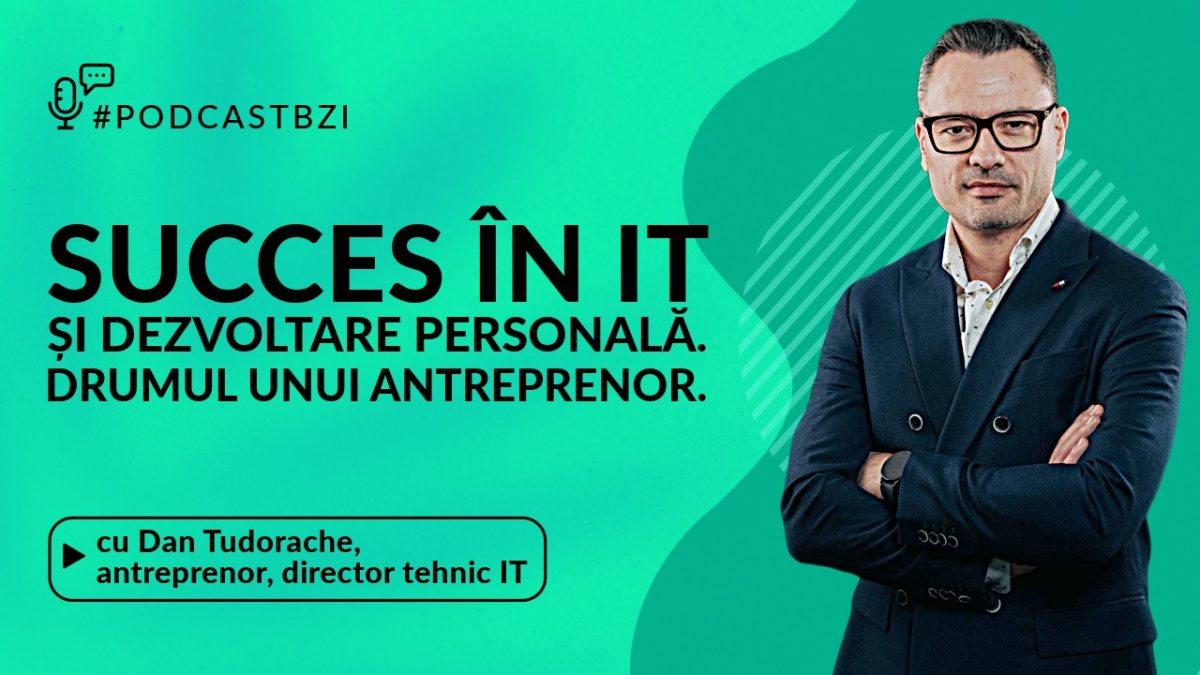 Dan Tudorache, antreprenor, trainer de dezvoltare profesională și personală, director tehnic IT, ne povestește în cadrul #PadcastBZI despre primul program de dezvoltare personală și profesională bazat pe inteligența emoțională