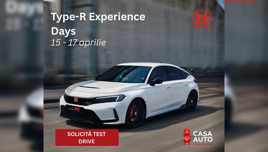  Type-R Experience Days la Casa Auto Iași – 15,16, 17 aprilie