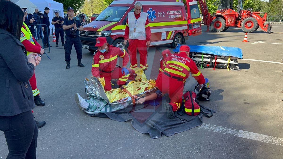 A început competiția națională de descarcerare și acordare a primului ajutor la Iași. La eveniment participă pompieri de la 6 inspectorate – VIDEO