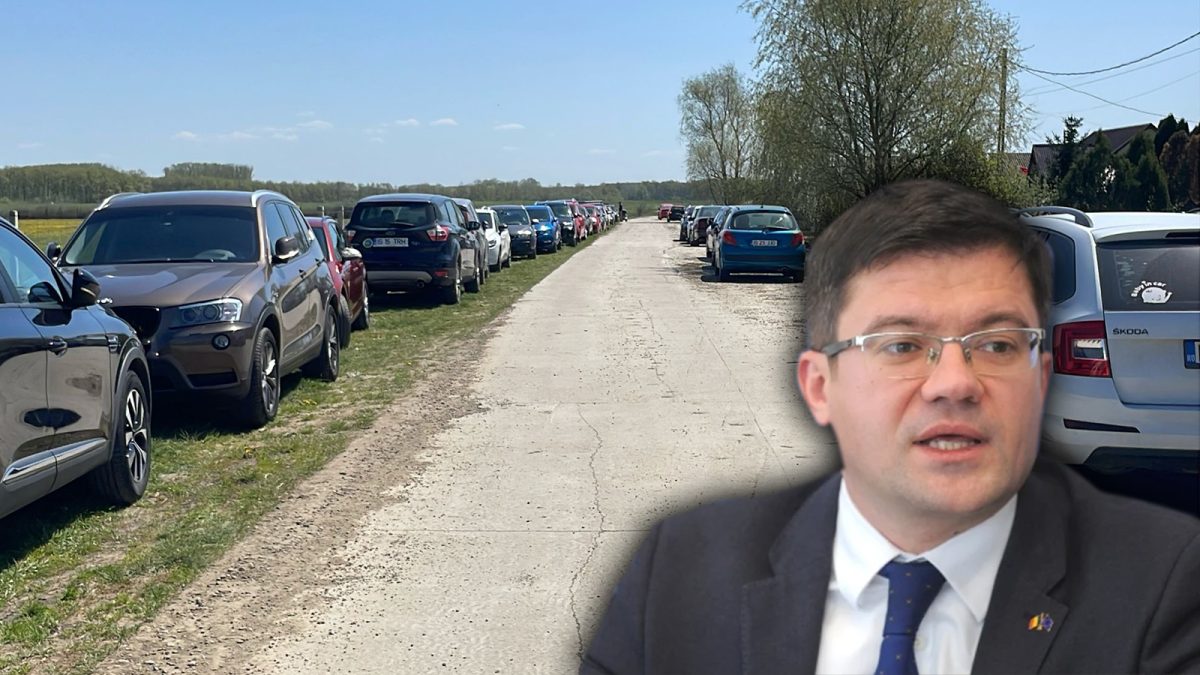 Costel Alexe, președintele Consiliului Județean Iași, a pus stăpânire pe comuna Victoria! Drumurile publice au devenit uriașe parcări pentru Arcaland