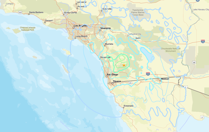 Cutremur puternic în California, lângă San Diego. S-a trimis alertă de urgență