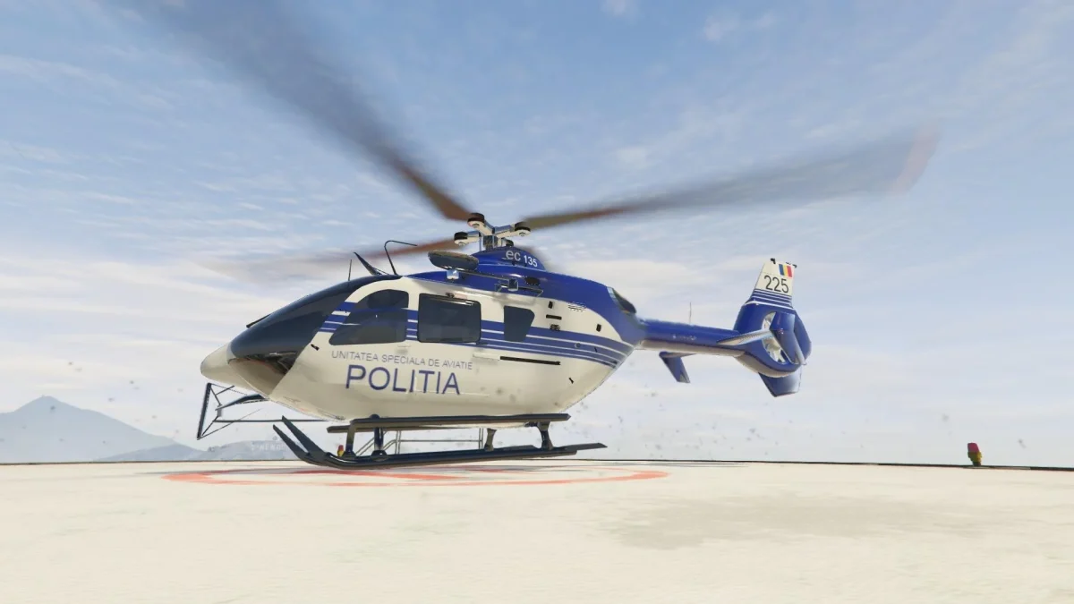 Acțiunea Roadpol – Speed, derulată de polițiștii rutieri din Iași, iar traficul rutier este supravegheat din elicopter 
