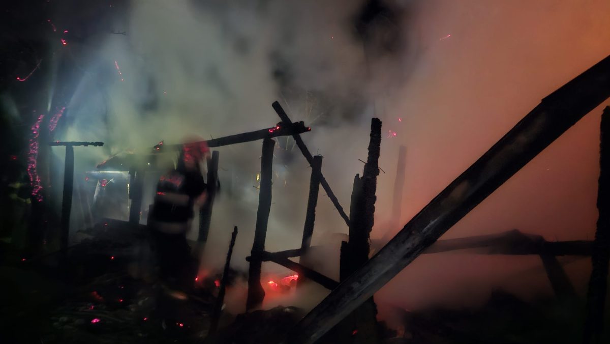 Incendiu în Grajduri! Un bărbat a ars de viu în propria locuință