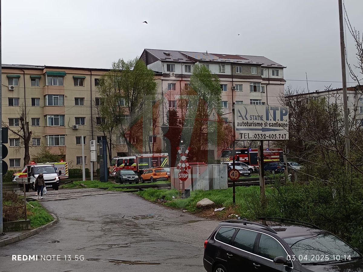 Incendiu în municipiul Iași. Un apartament a luat foc