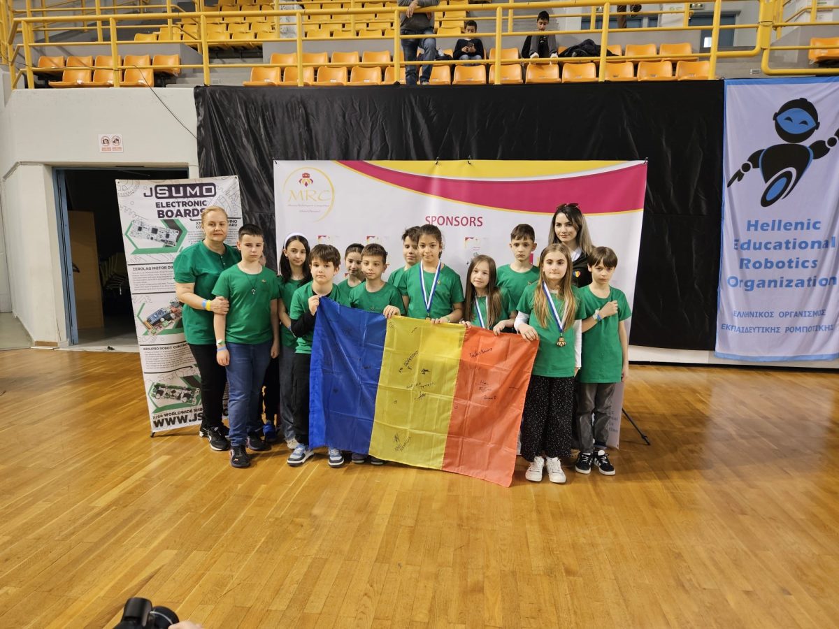Școala Primară EuroEd pe podium la Competiția Internațională de Robotică – MRC Global Olympiad, Creta