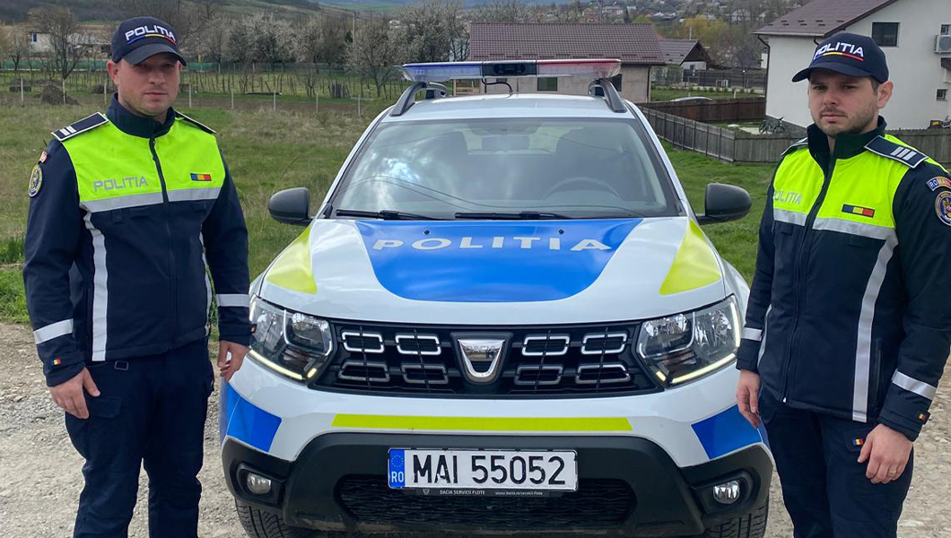 Intervenție promptă a polițiștilor pentru salvarea unui bărbat rănit într-un accident de muncă