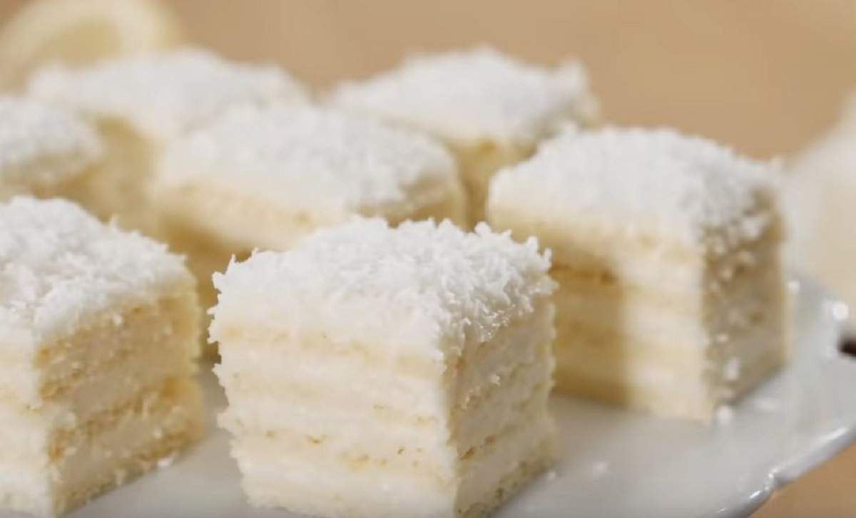 Prăjitură de post cu cocos fără coacere – Rețeta care te va face să iubești deserturile de acest tip