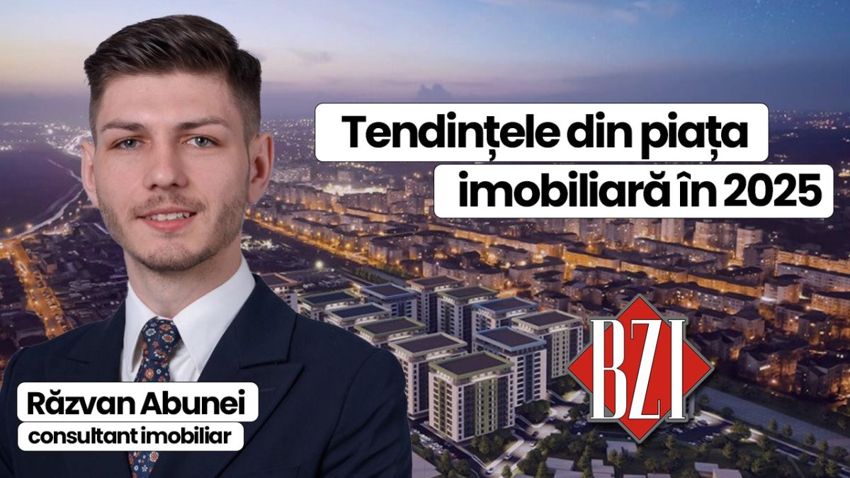 Tendințele din piața imobiliară în 2025! Răzvan Abunei, consultant imobiliar, discută la BZI LIVE despre schimbări radicale