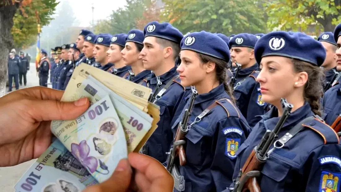 Salariul unui jandarm român de 19 ani stârnește valuri pe rețelele sociale. Fluturașul care a stârnit reacții
