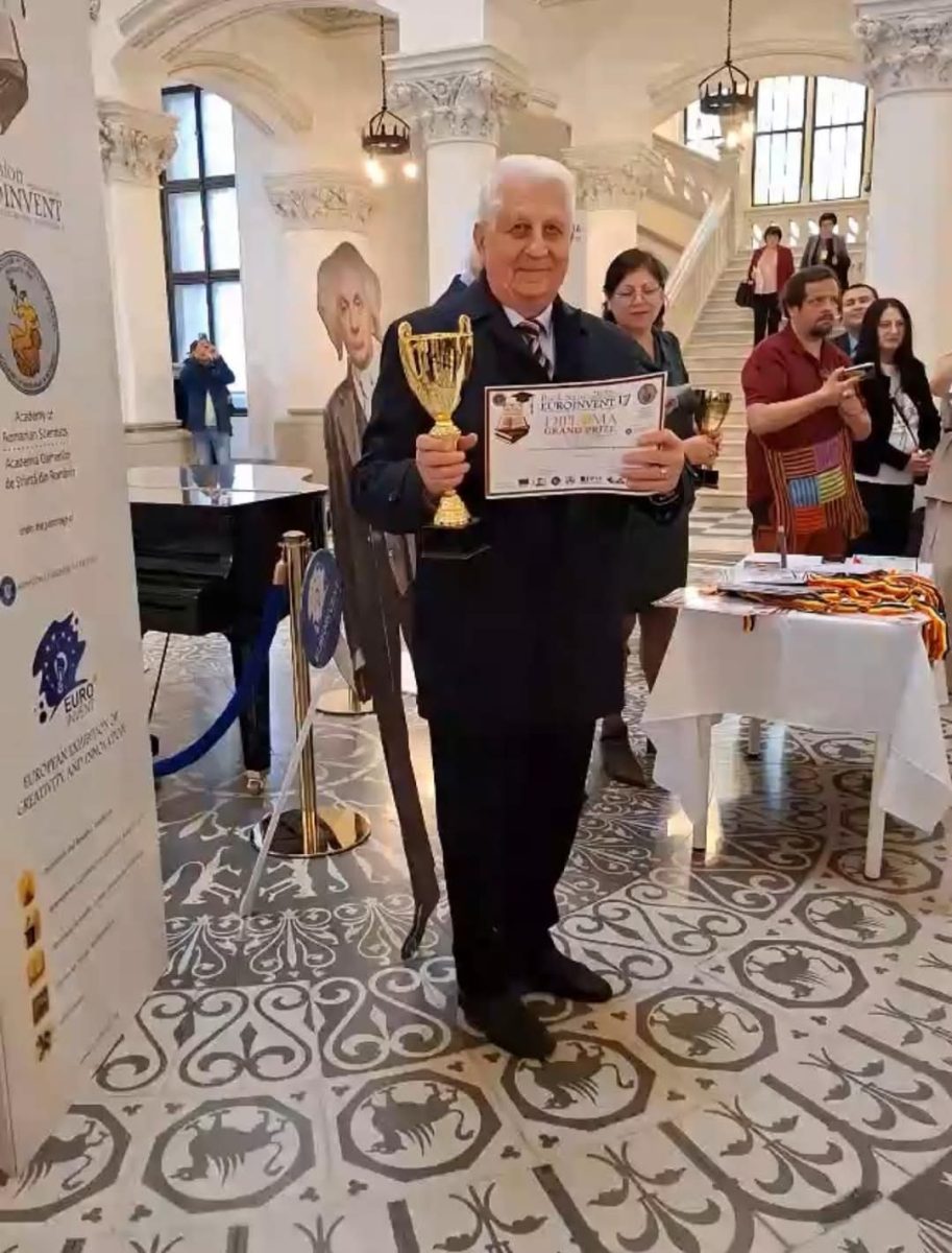 Reușită de excepție pentru comunitatea academică a USV Iași! Prof. univ. dr. Ioan Țenu, senior al instituției a obținut „Grand Prize 2025” la ediția EuroInvent, derulată la Palatul Culturii