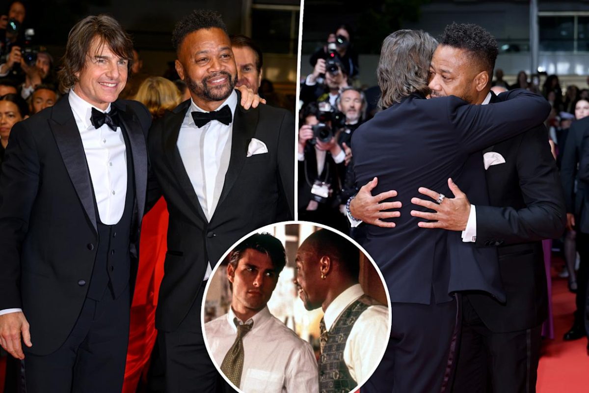 Reuniune surpriză la Cannes! Cuba Gooding Jr. și Tom Cruise, din nou împreună pe covorul roșu la premiera „Misiune: Imposibilă”