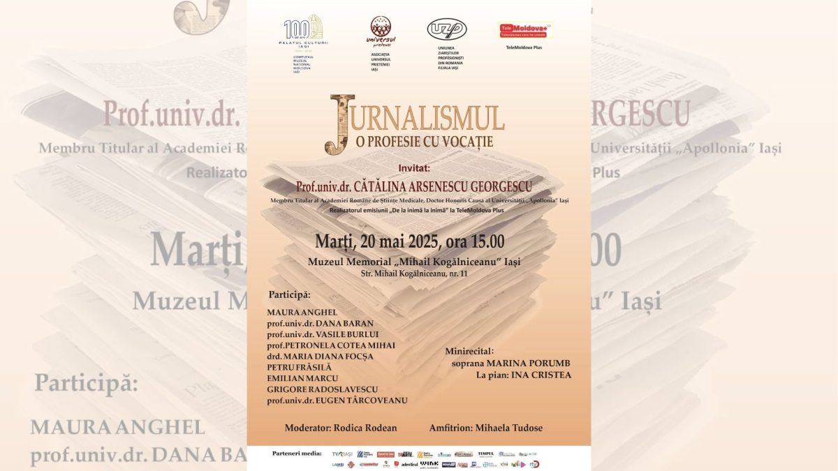 Dezbatere despre vocația jurnalismului la Muzeul „Mihail Kogălniceanu” din Iași