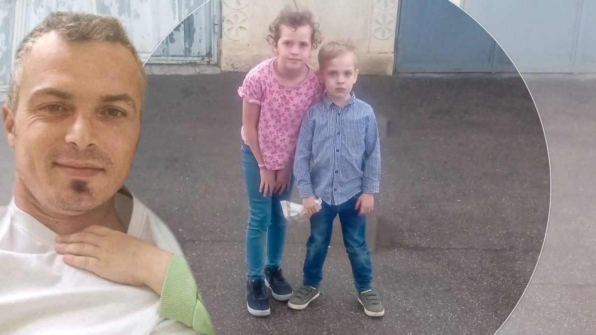Ovidiu Păduraru își crește singur cei doi copii, după ce mama lor i-a părăsit: „Am fost plecat 3 ani în Germania, iar ea a plecat cu alt bărbat”