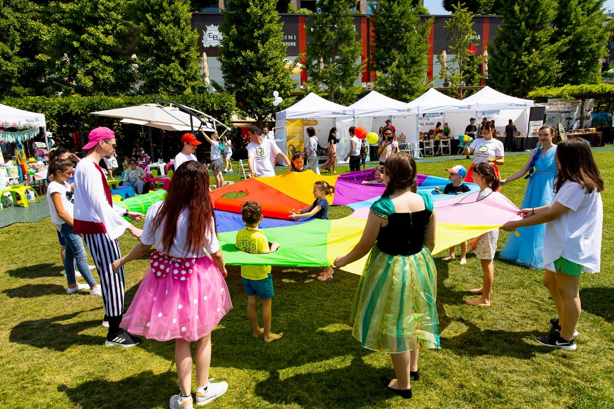 Weekendul de Ziua Copilului la Palas: Tiroliană, concerte cu AMI și BIBI, ateliere, face painting, Barbie, Spider-Man și multe surprize!