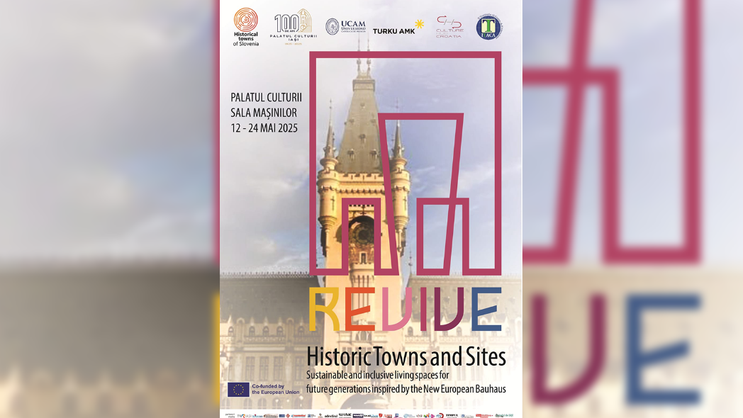 Experiment artistic de co-creație la Palatul Culturii din Iași în cadrul Proiectului REVIVE Historic Towns and Sites