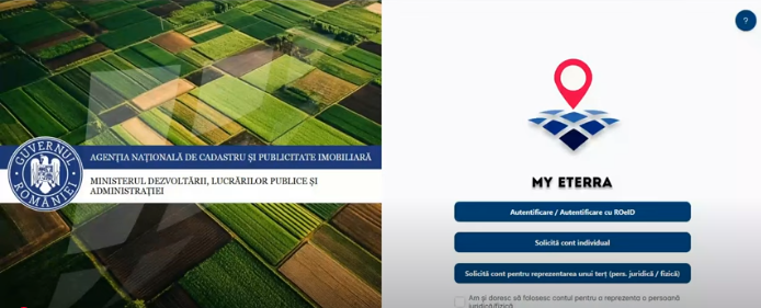 De luni, proprietarii pot obține gratuit extrase de carte funciară prin aplicația MyEterra