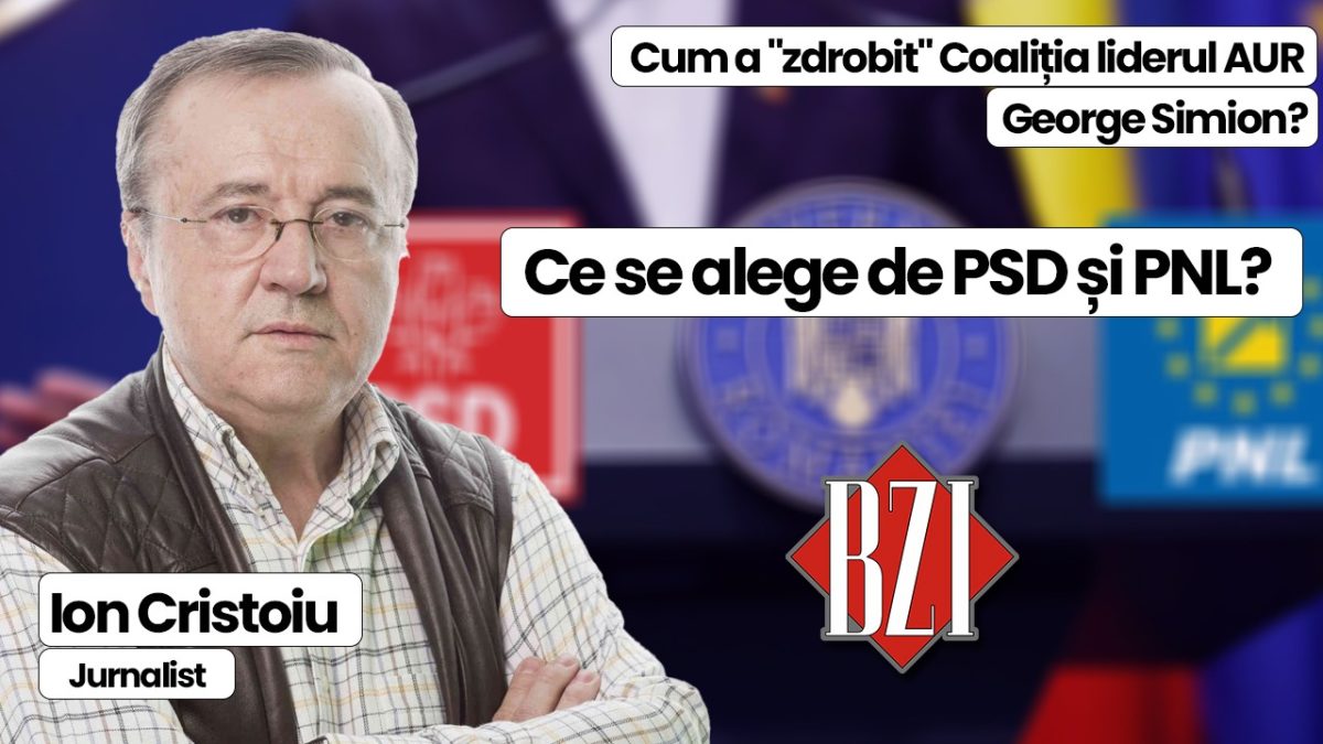 Top talk-show BZI LIVE special despre rezultatul alegerilor, situația politică, economică națională și internațională alături de maestrul Ion Cristoiu, jurnalist