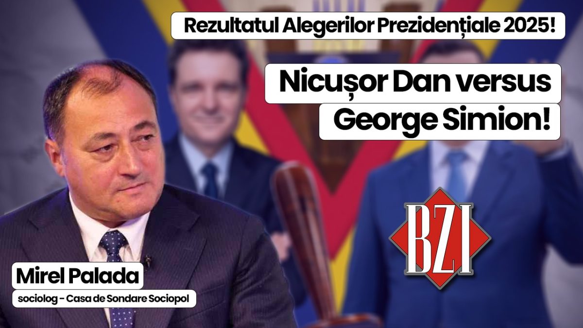 Top talk-show BZI LIVE alături de sociologul Mirel Palada, Casa de Sondare Sociopol. De la „șocul” rezultatului Alegerilor Prezidențiale, demisia lui Marcel Ciolacu, viitoarea Guvernare și profil de viitor președinte
