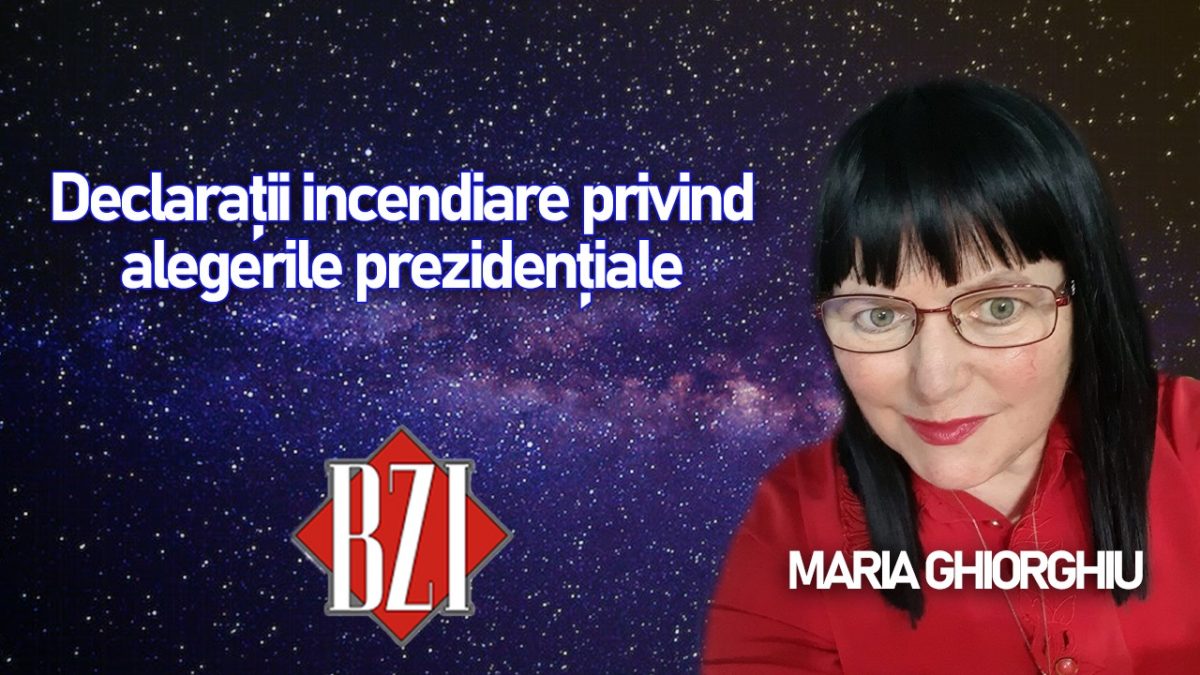 LIVE VIDEO – Maria Ghiorghiu face dezvăluiri incendiare privind alegerile prezidențiale! Tot ce nu a putut declara până în acest moment aflăm doar la BZI LIVE