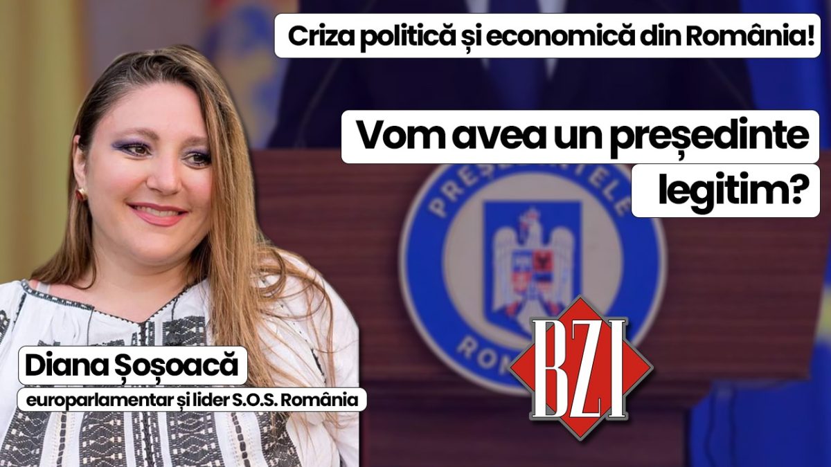 Top talk-show săptămânal BZI LIVE alături de invitatul permanent Diana Șoșoacă, europarlamentar român și liderul S.O.S. România! De la Alegeri Prezidențiale, dezastru economic și apel către Comisia Europeană