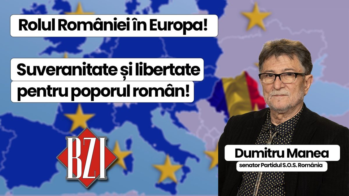Ediție BZI LIVE dezbatere politică alături de Dumitru Manea, senator de Iași al S.O.S. România. Vor fi analizate subiectele de actualitate