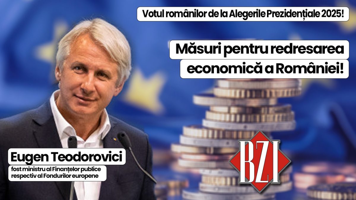 Top analiză politică și economică BZI LIVE cu invitatul special permanent Eugen Teodorovici, fost ministru al Finanțelor publice respectiv Fondurilor europene! Despre votul de pe 18 mai 2025, situația critică economică și financiară