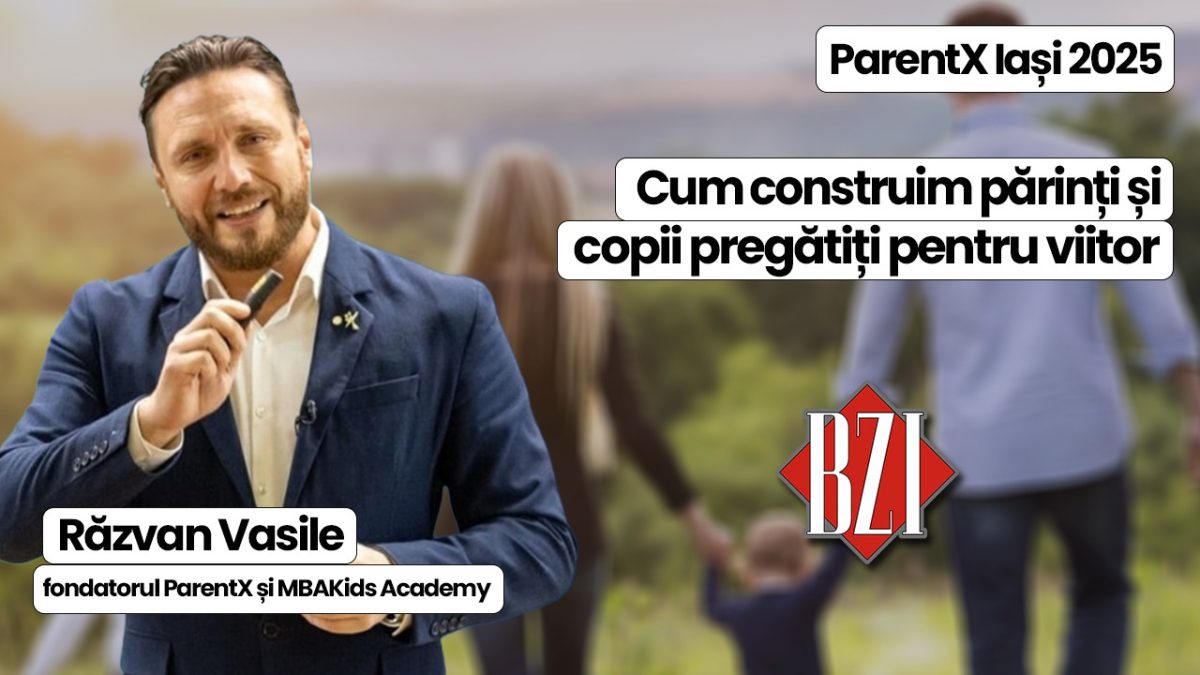 LIVE VIDEO – ParentX revine la Iași cu un nou eveniment pentru părinți și copii. Răzvan Vasile – fondatorul ParentX și MBAKids Academy, vorbește în emisiunea BZI LIVE despre evenimentul din 24 mai 2025, de la ora 16:00, Sala Unirii – Cinema Victoria din Iași.