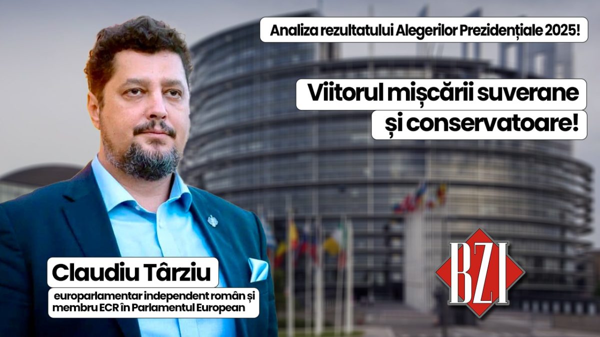 Dezbatere politică, socială și despre proiecții europene și internaționale la BZI LIVE alături de Claudiu Târziu, europarlamentar independent român și membru ECR în Parlamentul European