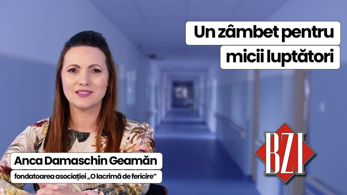 LIVE VIDEO – Anca Damaschin Geamăn, fondatoarea asociației „O lacrimă de fericire”, continuă drumul spre alinarea suferinței copiilor diagnosticați cu cancer, a familiilor acestora, și vine în platoul BZI LIVE