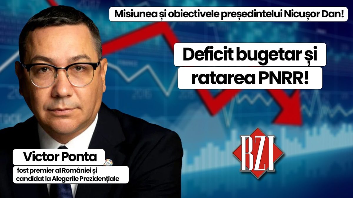 Top dezbatere politică, economică și geopolitică BZI LIVE alături de Victor Ponta, fost premier al României! De la noul președinte la criza politică și economică, reforma partidelor și ce se întâmplă în Partidul Social Democrat!