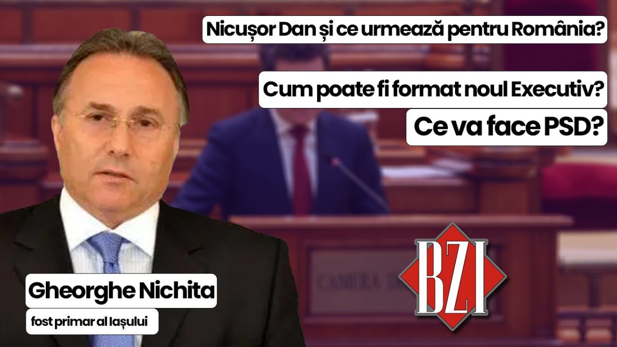 Talk-show incitant și interesant BZI LIVE alături de fostul primar al Iașului, Gheorghe Nichita! De la noul șef de la Cotroceni, formarea guvernului și jocurile Partidului Social Democrat