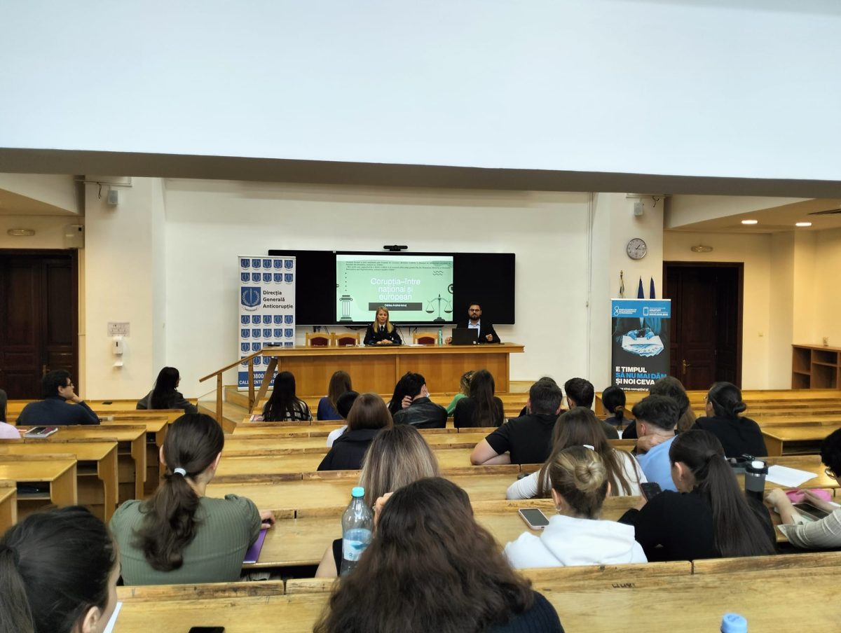 Activitate de educație pentru promovarea integrității în contextul Zilei Direcției Generale Anticorupție