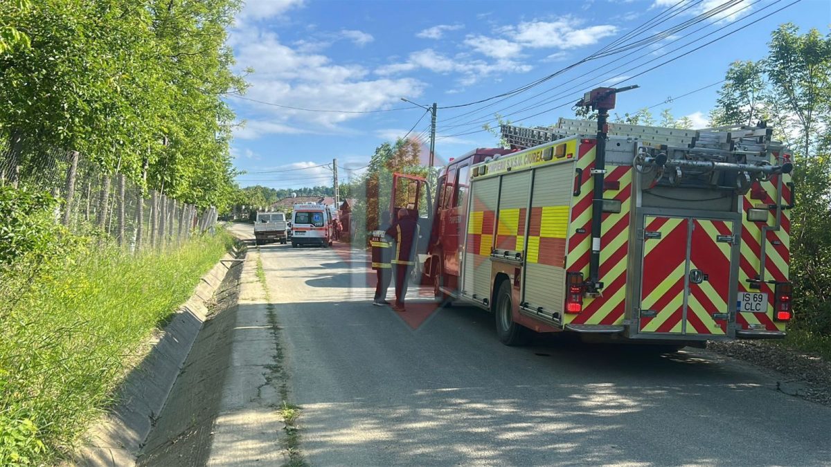 Accident rutier în comuna Ciurea! Două autoturisme au intrat în coliziune – UPDATE