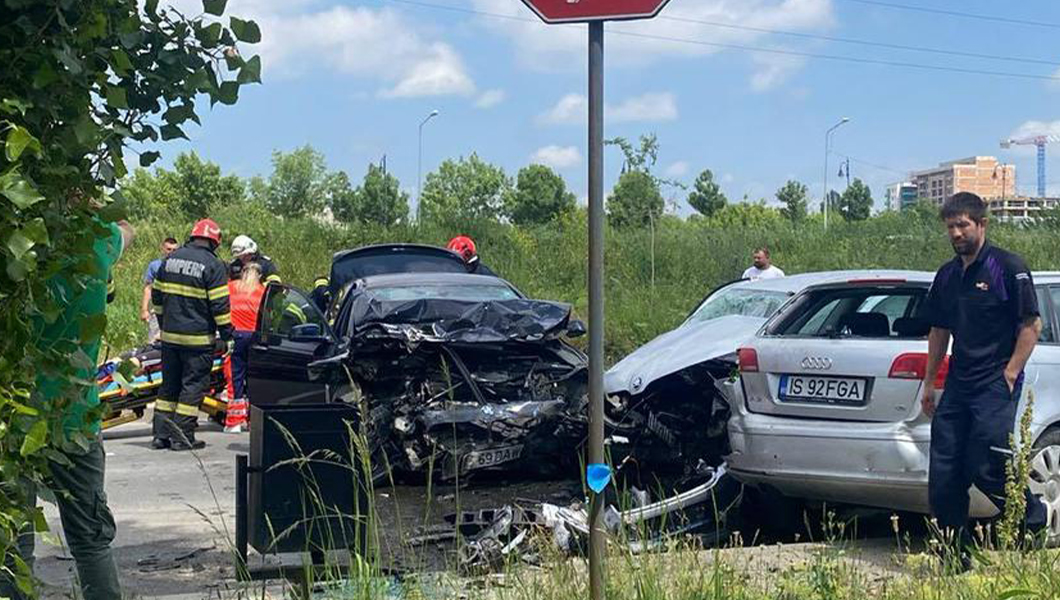 Accident rutier pe Bulevardul Chimiei! Trei autoturisme au intrat în coliziune – UPDATE