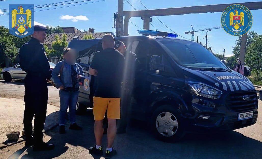 Doi jandarmi din Iași au salvat viața unei persoane. Bărbatul voia să se sinucidă