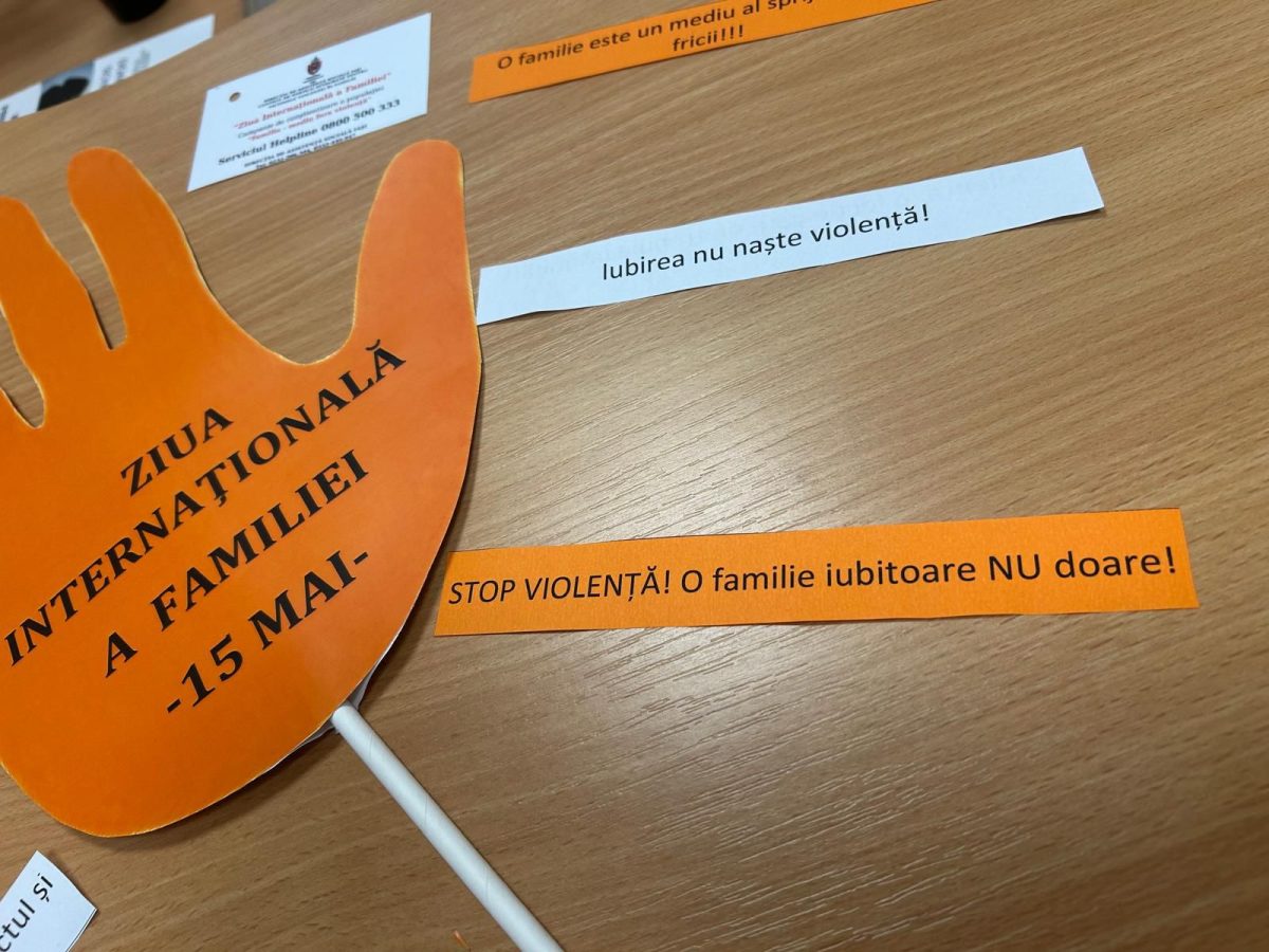 „Familia, mediu fără violență!” – Campanie de conștientizare cu ocazia Zilei Internaționale a Familiei