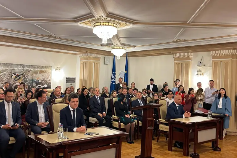 Ceremonie la CCR pentru validarea mandatului de președinte al lui Nicușor Dan