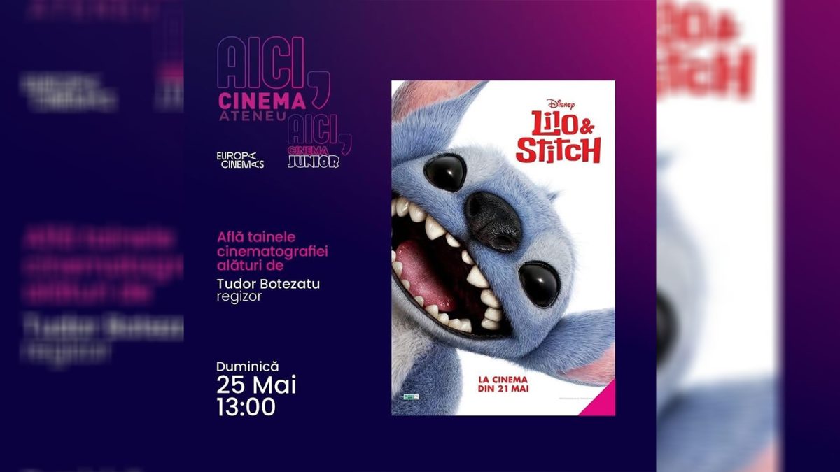 Cinema Ateneu a lansat un program cultural dedicat copiilor. Evenimentul de debut va avea loc duminică, 25 mai