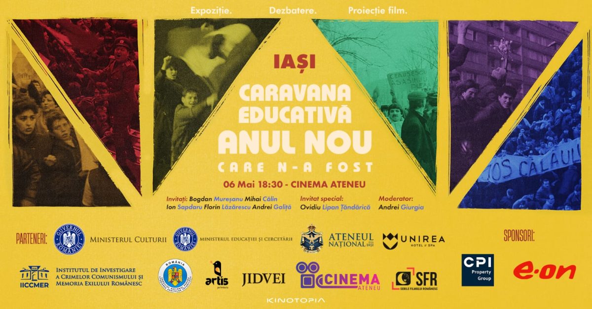 Caravana Cinematografică „Anul Nou care n-a fost” ajunge la Cinema Ateneu Iași
