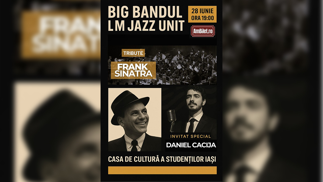 Seară de jazz cu rafinament! Omagiu adus lui Frank Sinatra la Iași