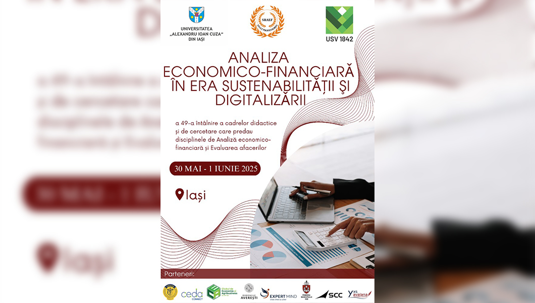 Workshop-ul „Analiza economico-financiară în era sustenabilității și a digitalizării”, ediția a 49-a