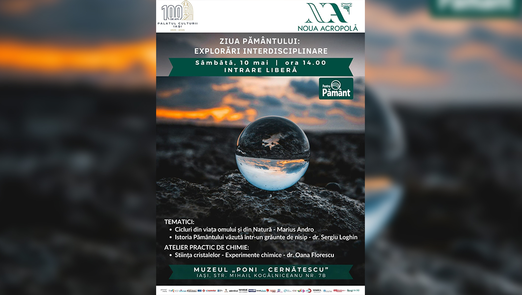 Muzeul Științei și Tehnicii „Ștefan Procopiu” organizează evenimentul „Ziua Pământului: Explorări interdisciplinare”