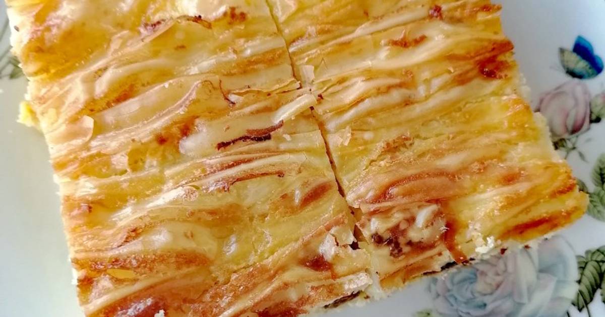 Foi de plăcintă cu brânză dulce și cu stafide – Rețetă clasică, delicioasă și foarte ușor de făcut