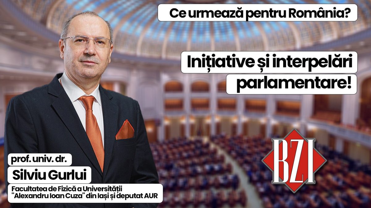 Dezbatere politică și socială BZI LIVE alături de prof. univ. dr. Silviu Gurlui, deputat Alianța pentru Unirea Românilor! Despre situația grea din țară, măsuri economice și sociale sau nevoia urgentă de investiții în Educație și Cercetare